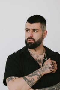French crop fade men